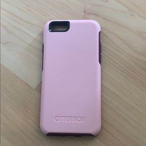 Pink and Plum Otterbox iPhone 6s case